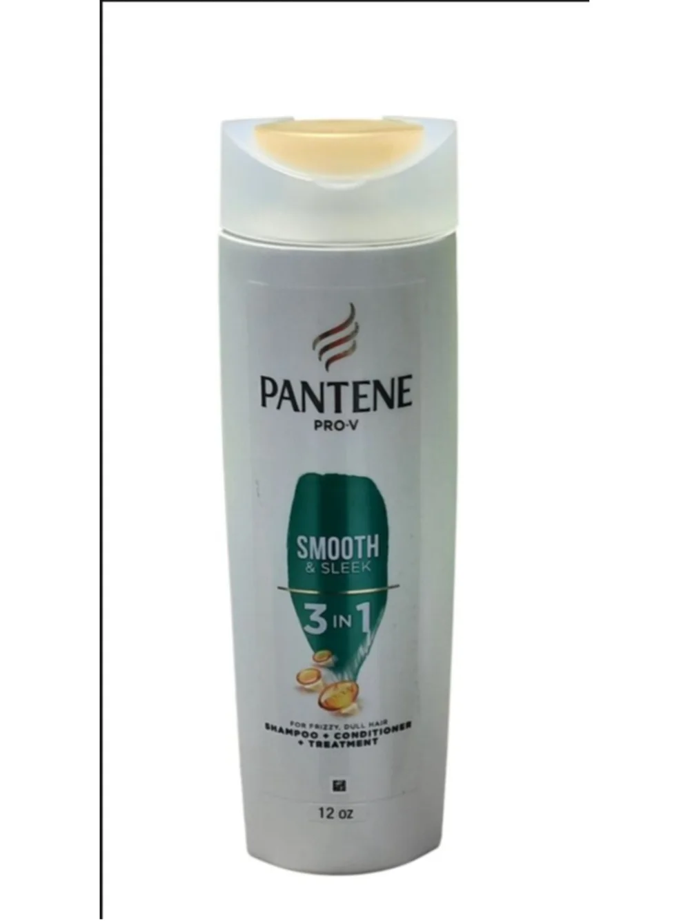 PANTENE Pro-V SMOOTH & SLEEK SHAMPOO 12 Oz NEW OLD STOCK 0% PARABEN COLORANTS